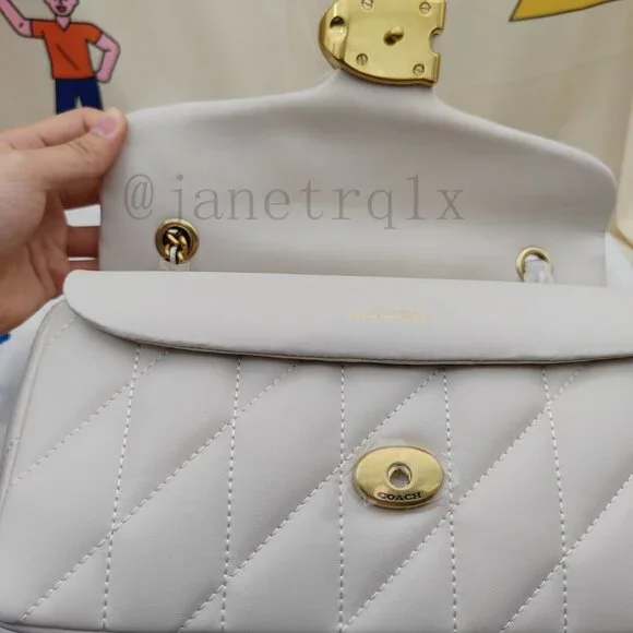 🎶🎶coach tabby shoulder bag 26 with quilting - Picture 3 of 11